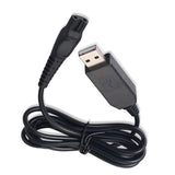 USB Charging Cable for Silver Crest SRR 3.7 C5 Electric Trimmer Charger Lead Black