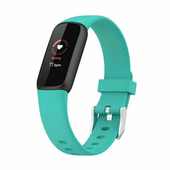 for Fitbit Luxe / Special Edition Replacement Band Strap Silicone Bracelet Wrist[Large,Teal]