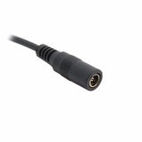 Extension Power Cable 5.5mm x 2.1mm DC Barrel Jack Male to Female 3m Black