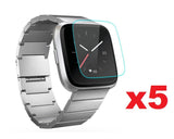 5x Screen Protector Film Cover for Fitbit Versa Smart Watch, Ultra transparent