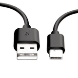 USB Type C Charging Cable for JBL Flip 6 Portable Speaker 1 Meter Lead Black