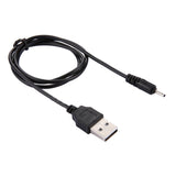 USB Charging Cable for Nokia CA-100C Mobile Phones - Slim Tip Charger Lead Black