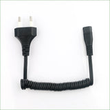 2 Pin Plug Electric Charger Cable for Philips HQ5426, HQ5430, HQ5461, HQ5601, HQ5625 Electric Shaver Trimmer Lead Black