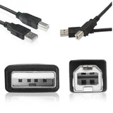 USB Data Cable for Cricut Explore Air 2 Maker Models Lead Black