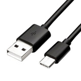 3.1 USB Type C Data Charger Power Cable 2 Meter for Honor 90 Lite Lead Black