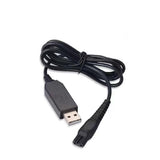 USB Charging Cable for Philips QC5570/13 DIY Trimmer Charger Lead Black