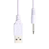 USB Cable for WB Essential Wireless Wand Massager Vibrating Handheld Charger Lead White