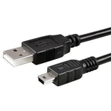 USB Charging Cable for Garmin Nuvi 2599LMT-D 2569LMT-D 2529LMT-D Charger Lead Black