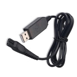 USB Charging Cable for Philips Series 5000 Shaver Trimmer Charger Lead Black