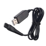 USB Charging Cable for Philips Series 3000 Model Number BG3010/13 Shaver Trimmer Charger Lead Black