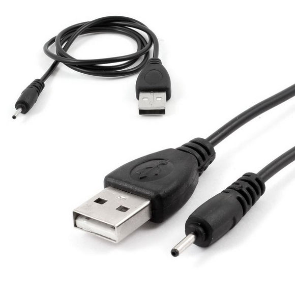 USB Charging Cable for Gear4 UKAD83005 Slim Tip Charger Lead Black