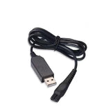 USB Charging Cable for Silver Crest SRR 3.7 C5 Electric Trimmer Charger Lead Black