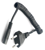 2 Pin Plug Electric Charger Cable for Braun 5422,5423,5424 Electric Shaver