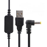 USB Charging Cable for Yaesu VX-6R VX7R FT60R Charger Lead Black