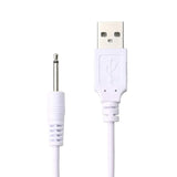 USB Charging Cable for Oliver James Vibrator Powerful Personal Wand Massager Charger Lead White