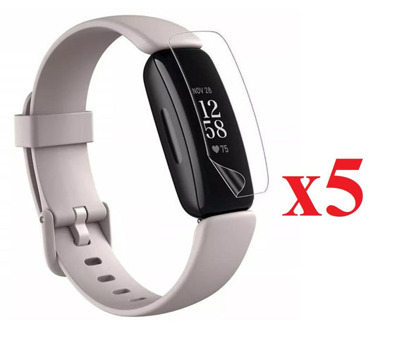 for Fitbit Inspire 3 5x Screen Protector Film Cover for Smart Watch