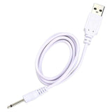 USB Charging Cable for Adorime G-spot Clitoral Vibrator Massager Charger Lead White
