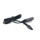 USB Charging Cable for Silver Crest SFR 3.7 C3 Electric Trimmer Charger Lead Black