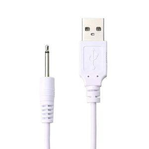 USB Charging Cable for Women Orga Vibr Clit Toy Charger Lead White