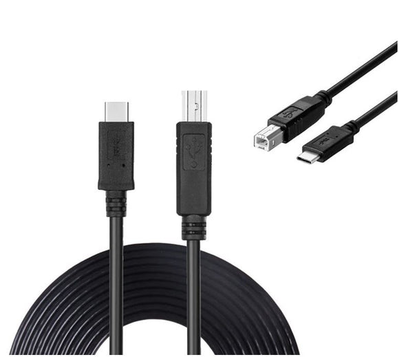 USB Type C to USB Type B Data Cable for Traktor Kontrol S5 S4 S3 S2 D2