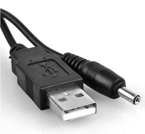 USB Charging Cable for Ryobi CSD-4030G 4V 1.5Ah Li-Ion Cordless Screwdriver Charger Lead Black