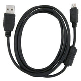 USB Data Sync Charge Cable for Olympus SP-560UZ Camera Lead Black