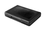 Game Holder Case for Nintendo 2DS 3DS DS Lite XL 24 in 1 Black