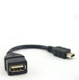 For Olympus CB-USB4 USB Mini to USB Female OTG Cable Adapter