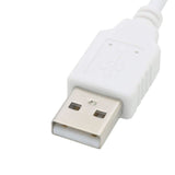 USB Data Sync Charge Cable for Canon PowerShot A710 IS Camera White
