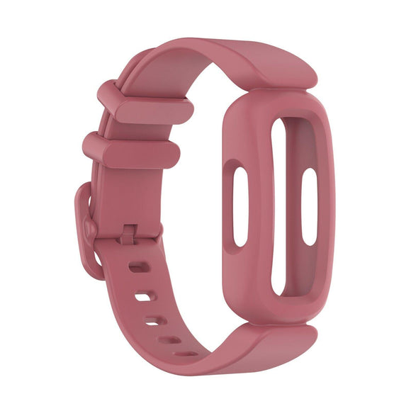 for Fitbit Ace 3 / Inspire 2 Replacement Silicone Band Strap Bracelet Wristband [Red]