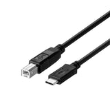 USB Type C to USB Type B Data Cable for Epson EcoTank ET-4550