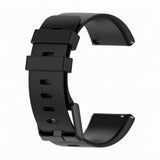 Replacement Strap Silicone Band Bracelet for Fitbit Versa 2/Versa Lite/Versa, Large Fits Wrist 7.1" - 8.7", Black