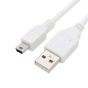 USB Data Sync Charge Cable for Canon PowerShot A470 Camera Lead White