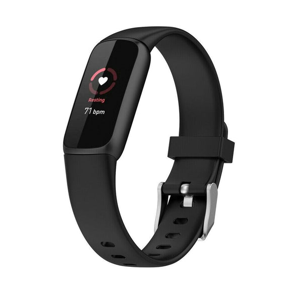 for Fitbit Luxe / Special Edition Replacement Band Strap Silicone Bracelet Wrist[Small,Black]