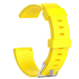 Replacement Silicone Band Strap Bracelet for Fitbit Versa 2/Versa Lite/Versa[Small Fits Wrist 5.5" - 6.9",Yellow]
