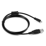USB Data Sync Charge Cable for Nikon Coolpix L26 Camera Black