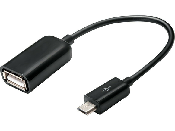 For Linx 7 USB OTG Cable Male Type Adapter Data Sync Black