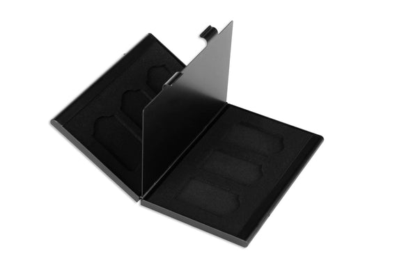 Aluminium Metal 6 in 1 PS Vita Black Game Card Case Holder Box