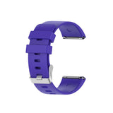 Replacement Silicone Band Strap Bracelet for Fitbit Versa 2/Versa Lite/Versa[Small Fits Wrist 5.5" - 6.9",Deep Purple]