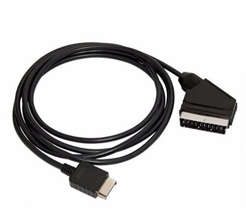 RGB Cable Lead Scart for Playstation 1 2 3 PS1 PS2 PS3 UK EURO PAL Lead 1.8m