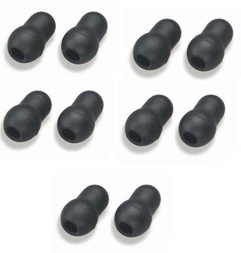 Black Earpieces For Littmann Stethoscope Soft Earplug Ear Tips Pack of 10