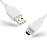 For Zoom H1 Handy Recorder USB Data Transfer Charger Cable Lead White