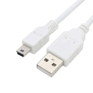 For Zoom H1 Handy Recorder USB Data Transfer Charger Cable Lead White