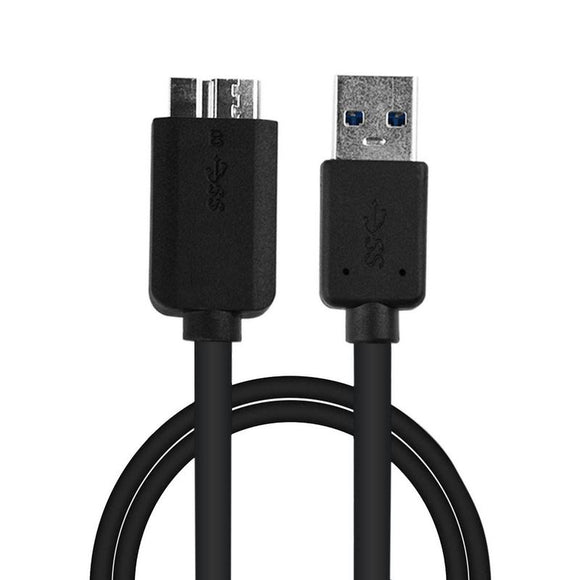 Hellfire Trading 3.0 USB Data Transfer Black Charger Power Cable for LaCie 2TB P'9227 Porsche Design