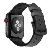 for Apple Watch 7 6 SE 5 4 38/40/41/42/44/45mm Leather Silicone Strap Band Wrist[38mm/40mm/41mm,Black]