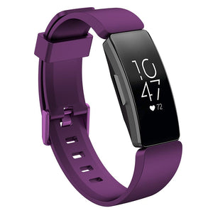 Replacement Wristband Strap Bracelet Band for Fitbit Inspire/Inspire HR/ACE 2, Purple, Large