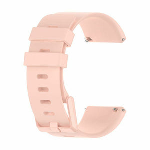 Replacement Strap Silicone Band Bracelet for Fitbit Versa 2/Versa Lite/Versa[Large Fits Wrist 7.1" - 8.7",Pink]
