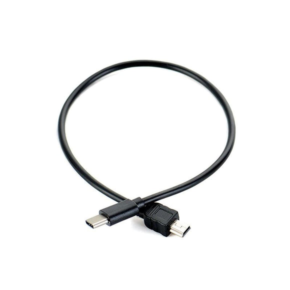 For Cobra 6500 USB Mini to Type C Charger Power Short Cable Lead