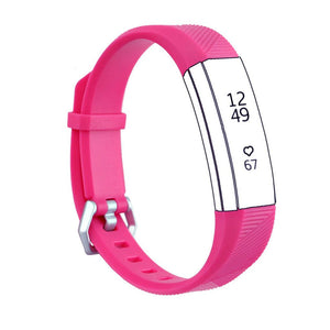 Replacement Strap Silicone Band Bracelet for Fitbit Ace Kids / Alta / Alta HR[Small Fits Wrist 5.5" - 6.9",Pink]