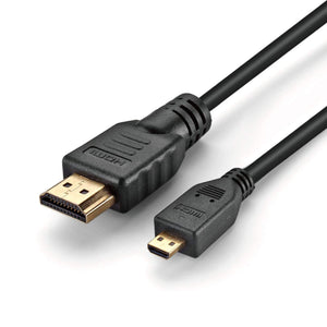 For Asus Eeebook X205TA Micro HDMI 1m Cable Lead HDTV TV Gold Plated